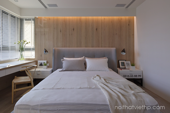 Phòng ngủ nhỏ được thiết kế theo phong cách hiện đại tại Hải Phòng