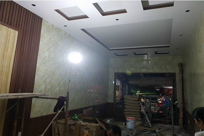 Tấm ốp trần, tường PVC vân gỗ tại Hải Phòng