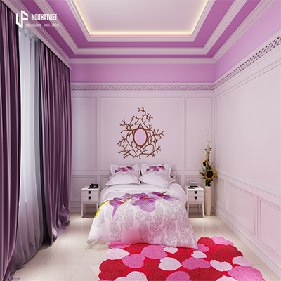 Mẫu phòng ngủ theo phong cách tân cổ điển tại Hải Phòng - PNTCD01