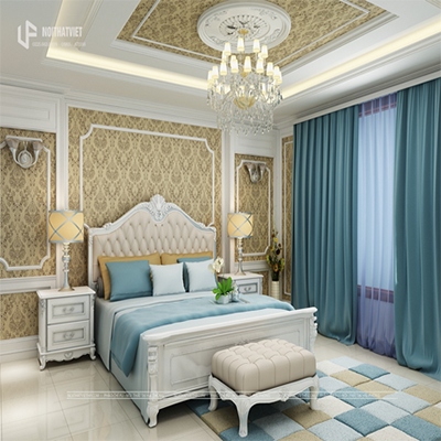 Mẫu phòng ngủ theo phong cách tân cổ điển tại Hải Phòng - PNTCD03